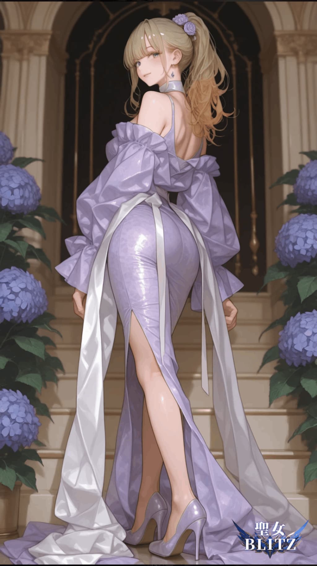 紫陽花ドレス