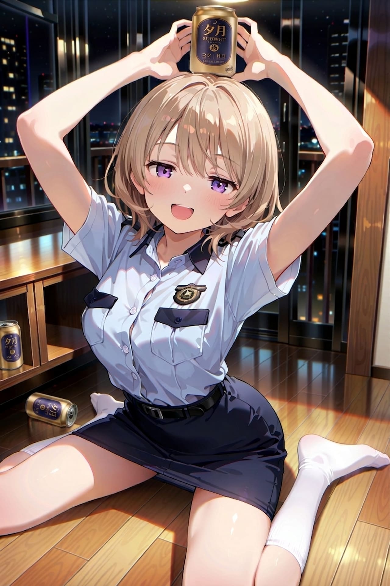 ジト目婦警さんとビール ～乾さつきのドライな日常～ Z807