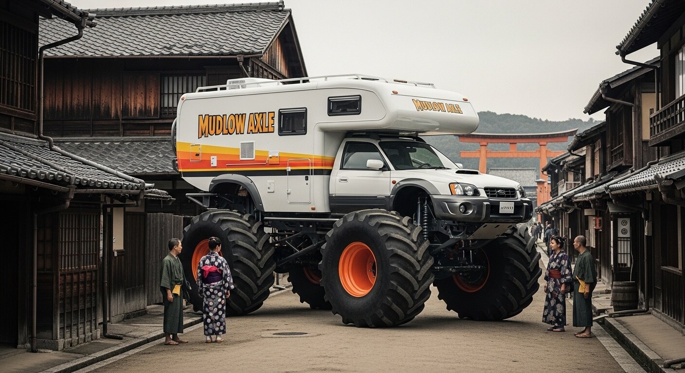 レガシィキャンピングカーモンスター | の人気AIイラスト・グラビア