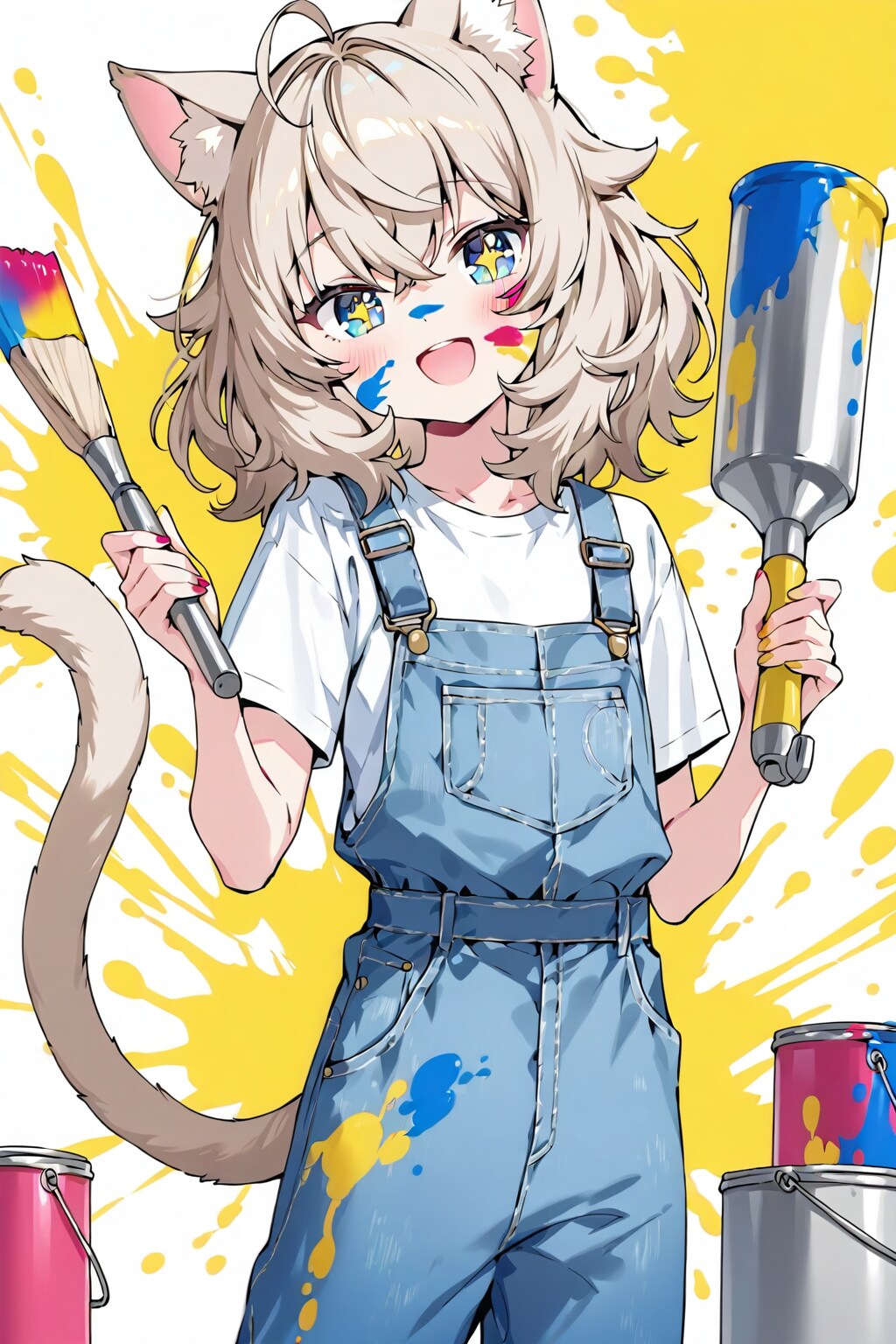 ペンキまみれなリズ