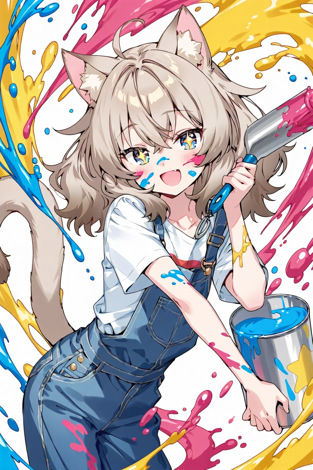ペンキまみれなリズ