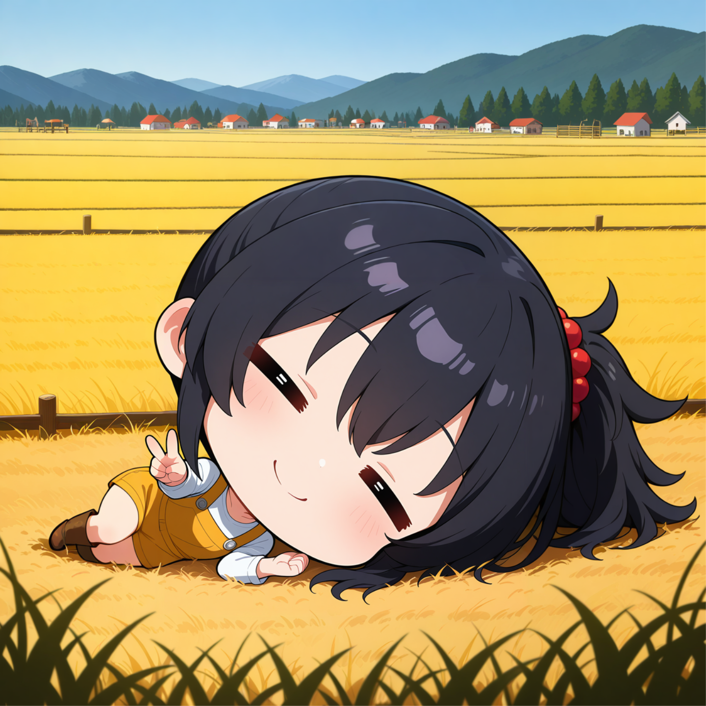 農場でごろん | の人気AIイラスト・グラビア