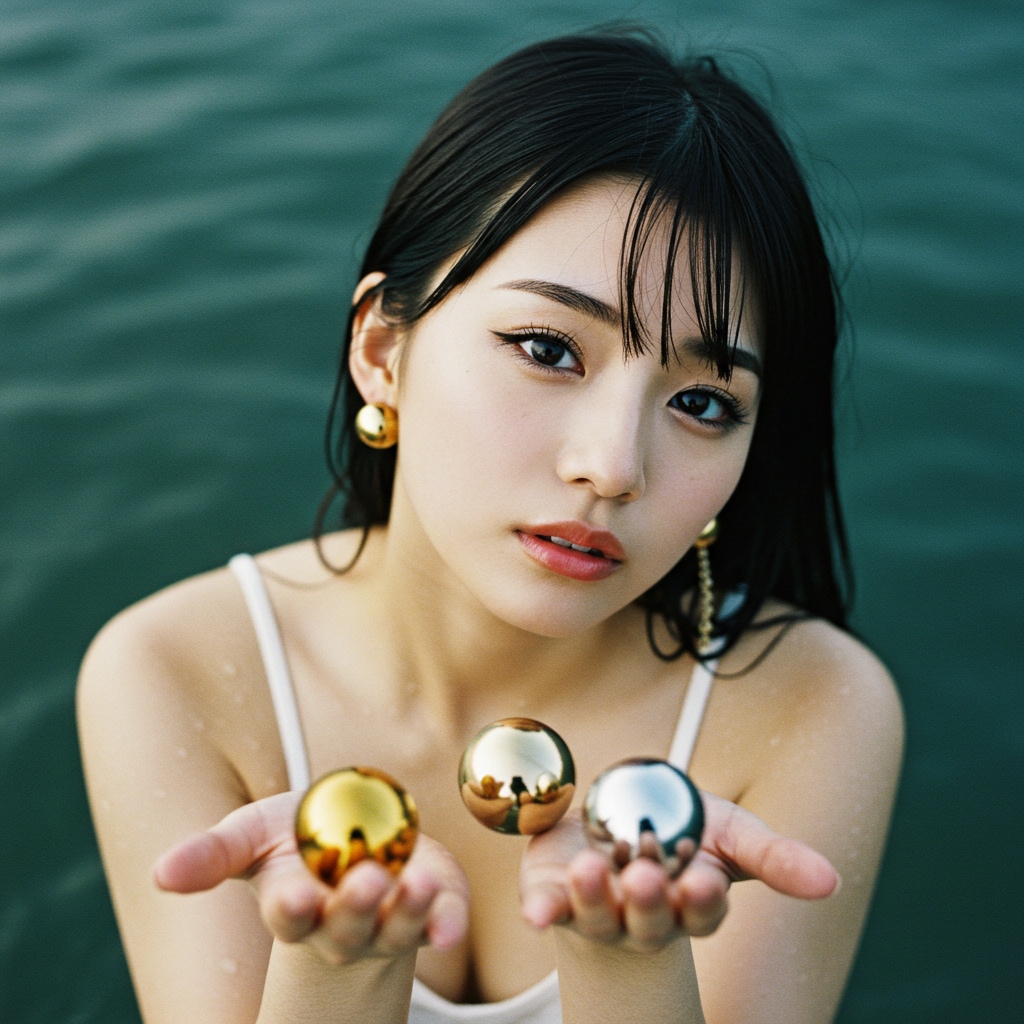 君の落とした玉はこの金の玉？それともこっちの銀の玉？