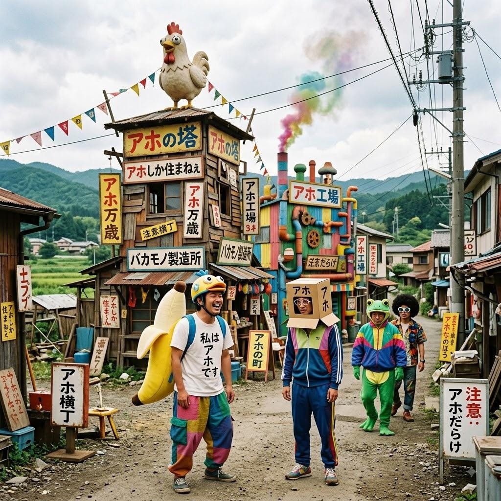 アホっぽい町