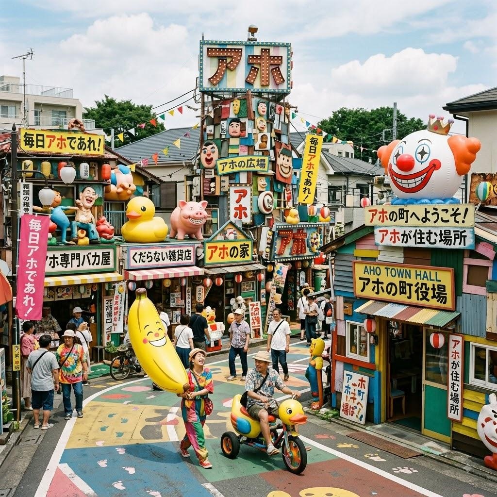 アホっぽい町