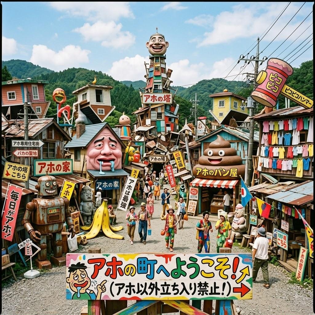 アホっぽい町