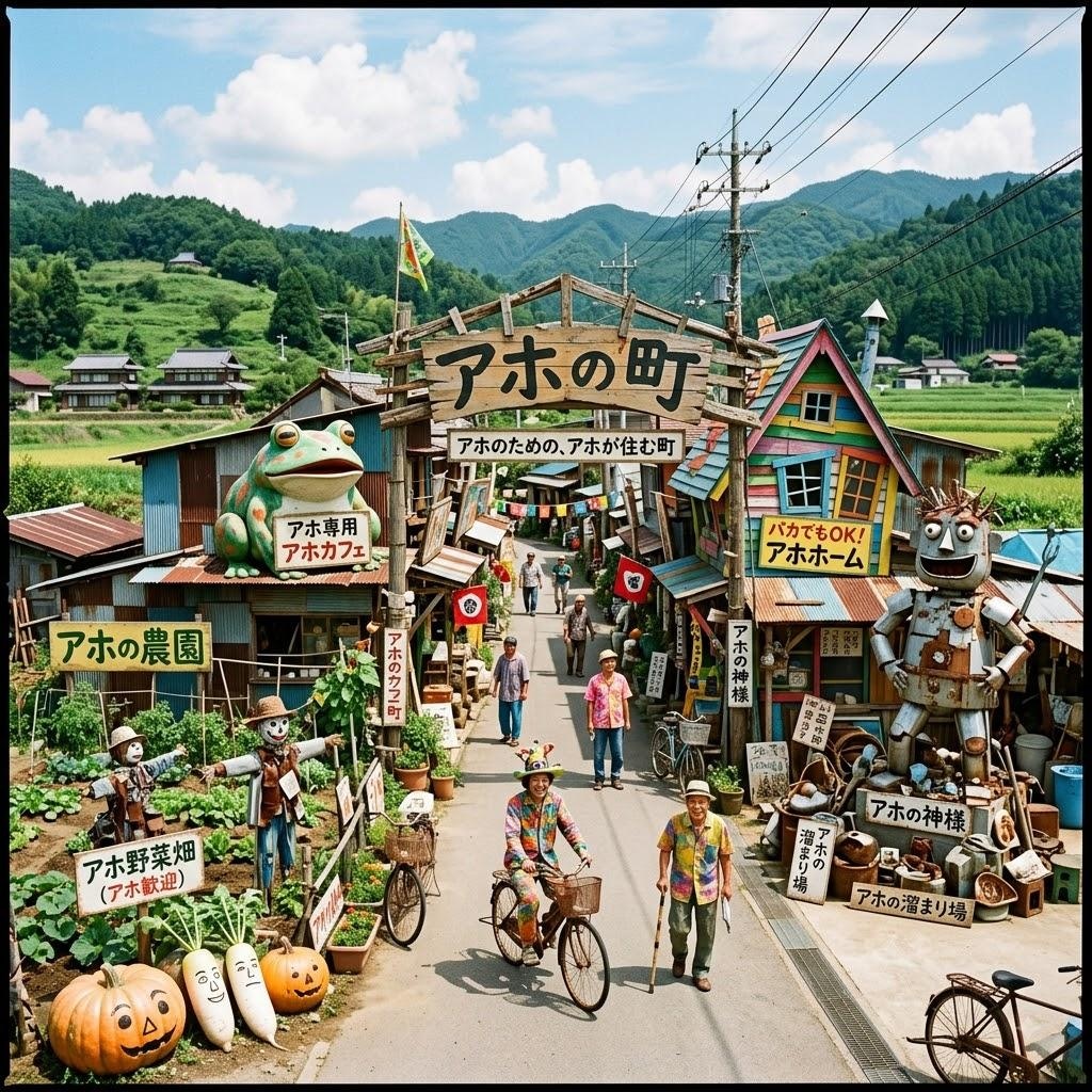 アホっぽい町