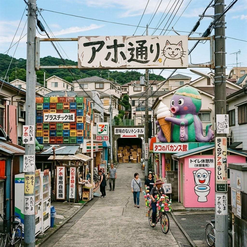 アホっぽい町