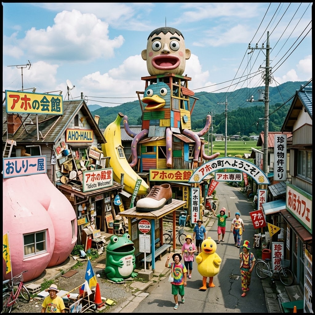 アホっぽい町