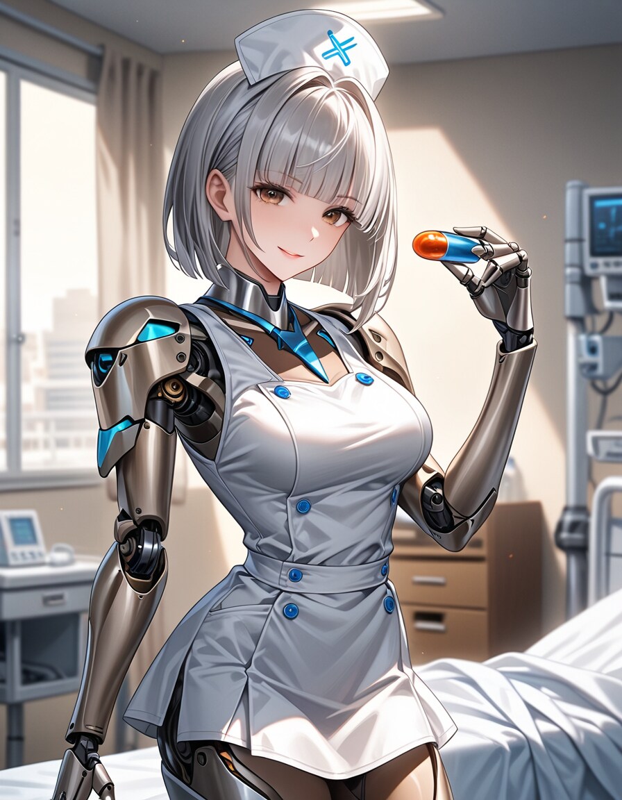 ドクターマリオの日のメカ子 | の人気AIイラスト・グラビア