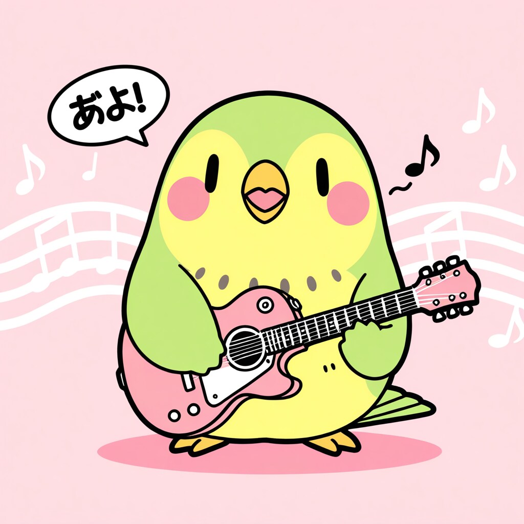 ギターインコ | の人気AIイラスト・グラビア