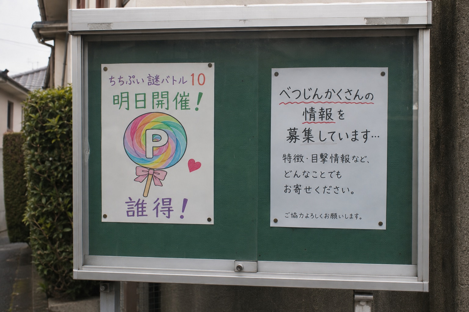8/9の掲示物