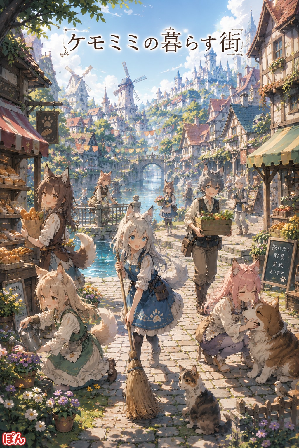 ケモミミの暮らす街