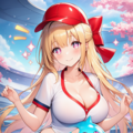 リボンをつけた美少女です 2枚目