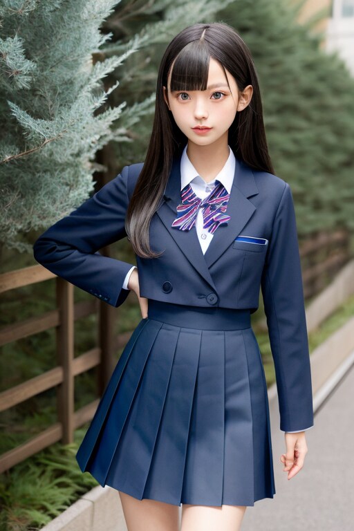 090　伝統的セーラー服に挑む