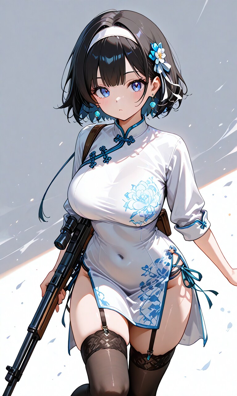 チャイナドレスの少女 | の人気AIイラスト・グラビア