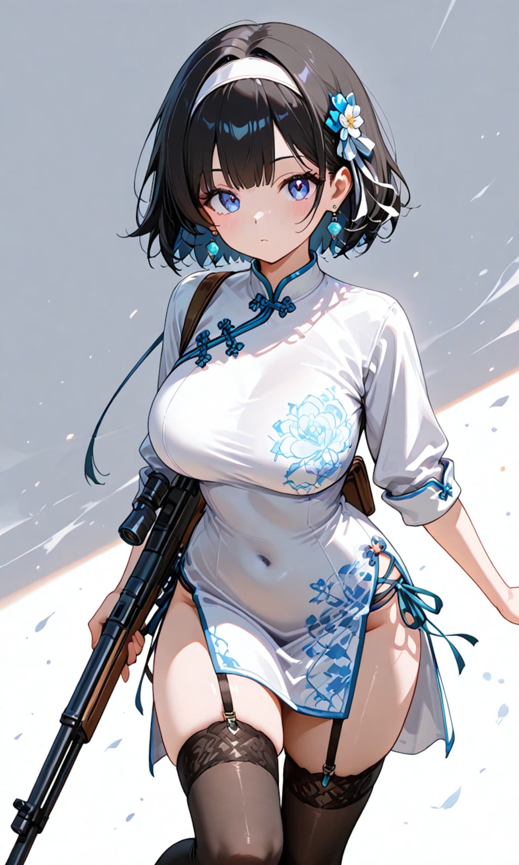 チャイナドレスの少女