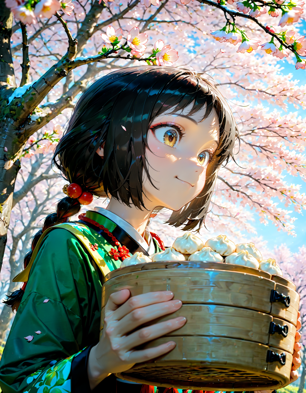 今日は京鼎樓の小籠包の日。さくらの日　その６