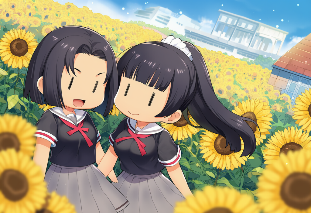 ちび後輩ちゃんとちび先輩