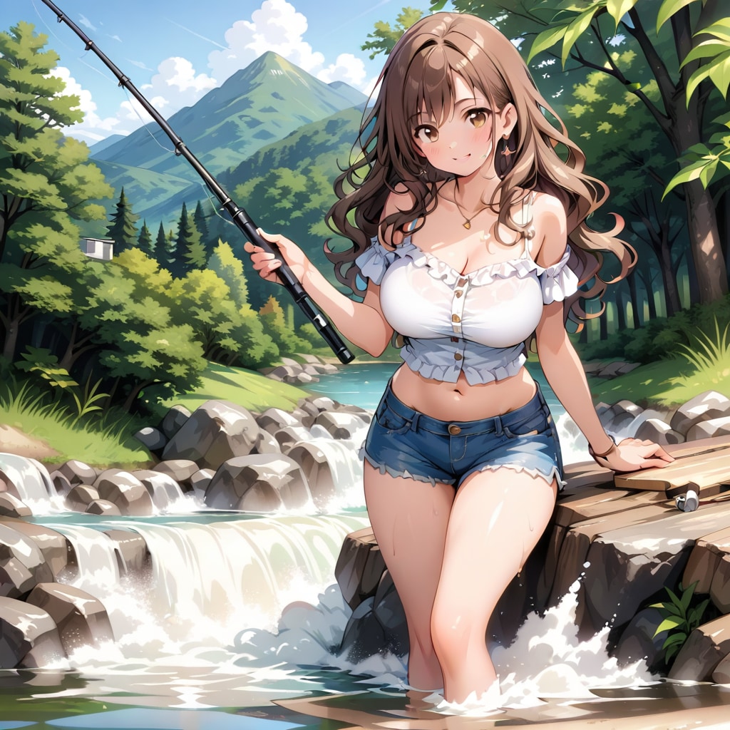 川遊び