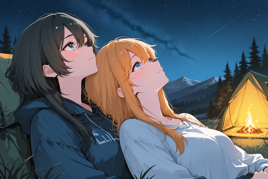 APRICOTで山の百合カップル