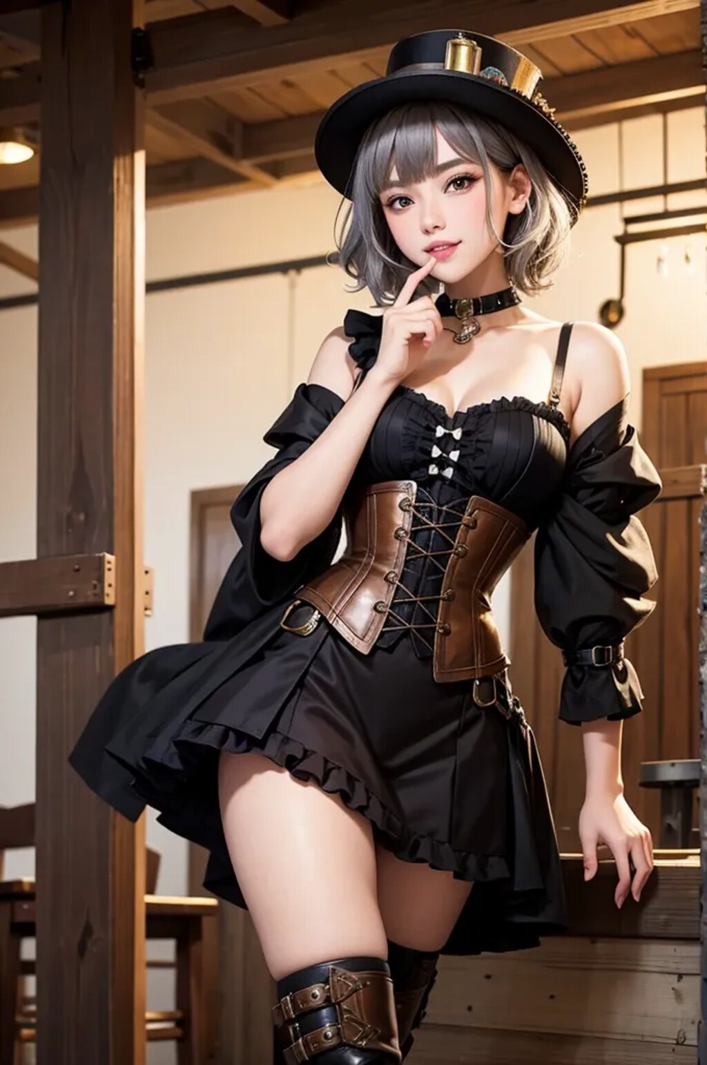 スチームガール（フォトリアル）