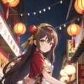 チャイナタウンを歩くなごみちゃん🐼❤️🐾 2枚目