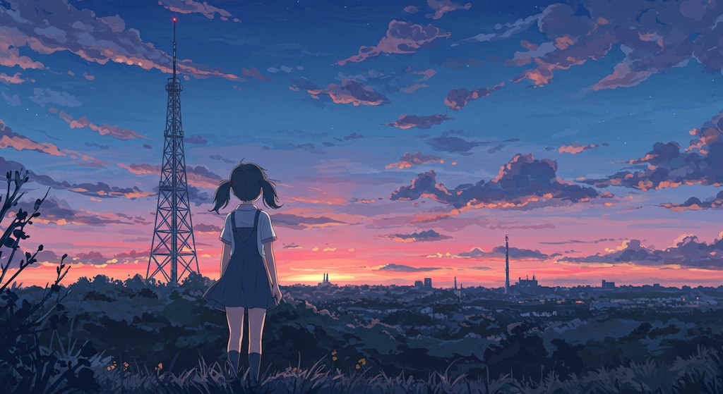 夕闇と少女55