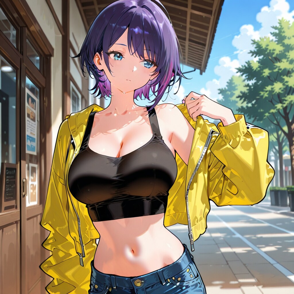 外にお出かけするるなちゃん！