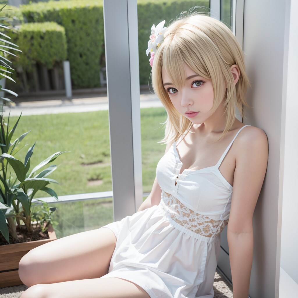 【原神　蛍】コスプレ風イラスト