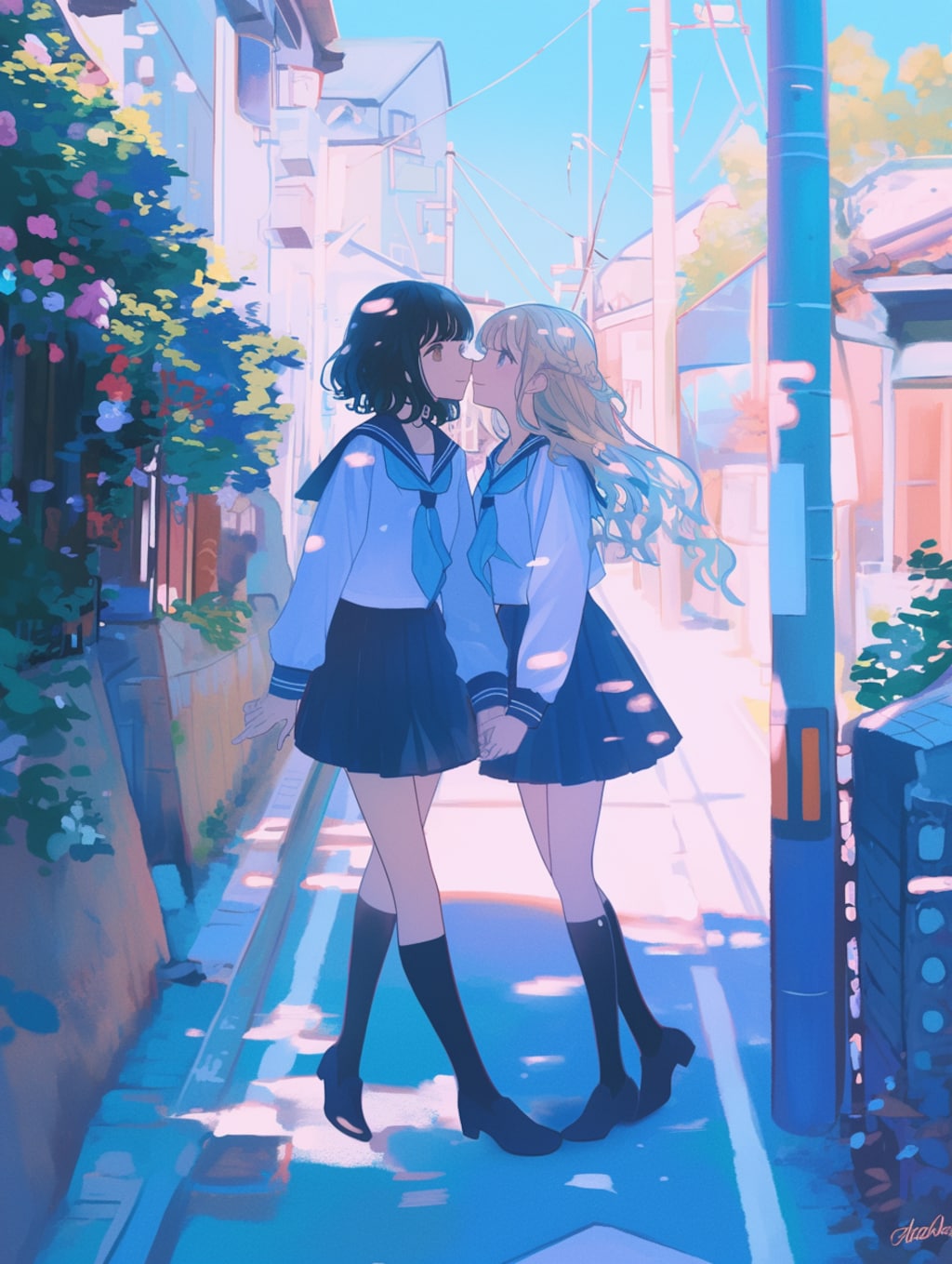 キスしたい二人のJK116