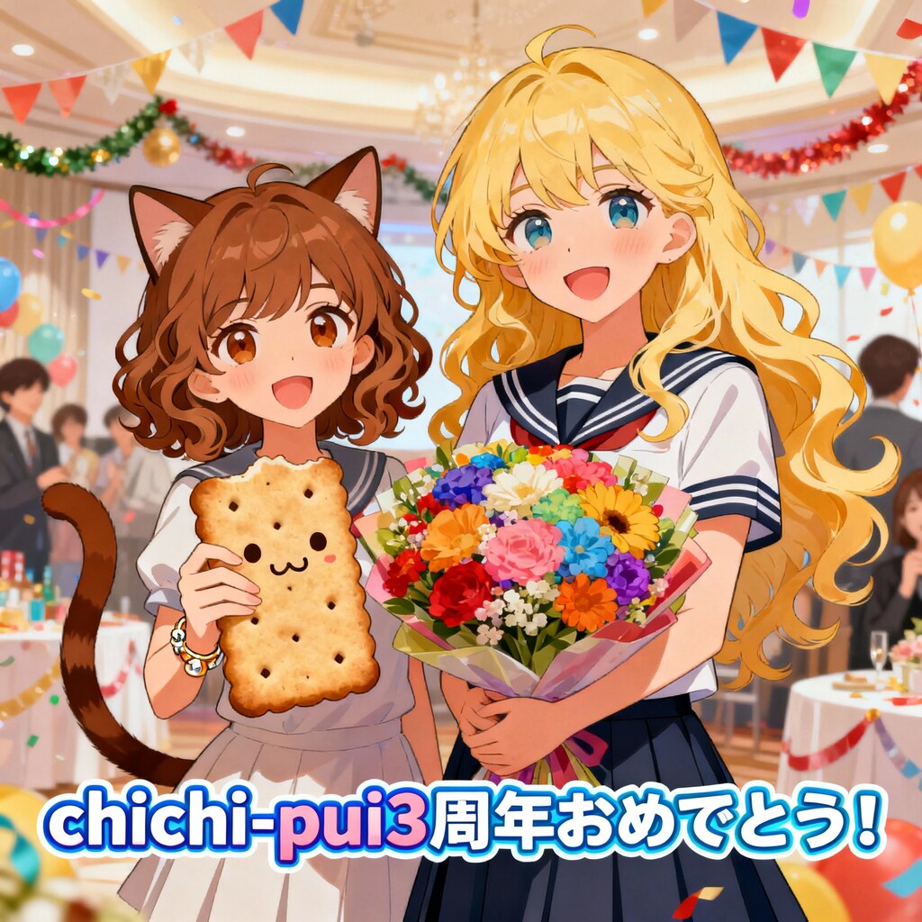 3周年おめでとう🎉