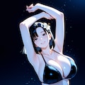 ビキニとパレオ 2枚目