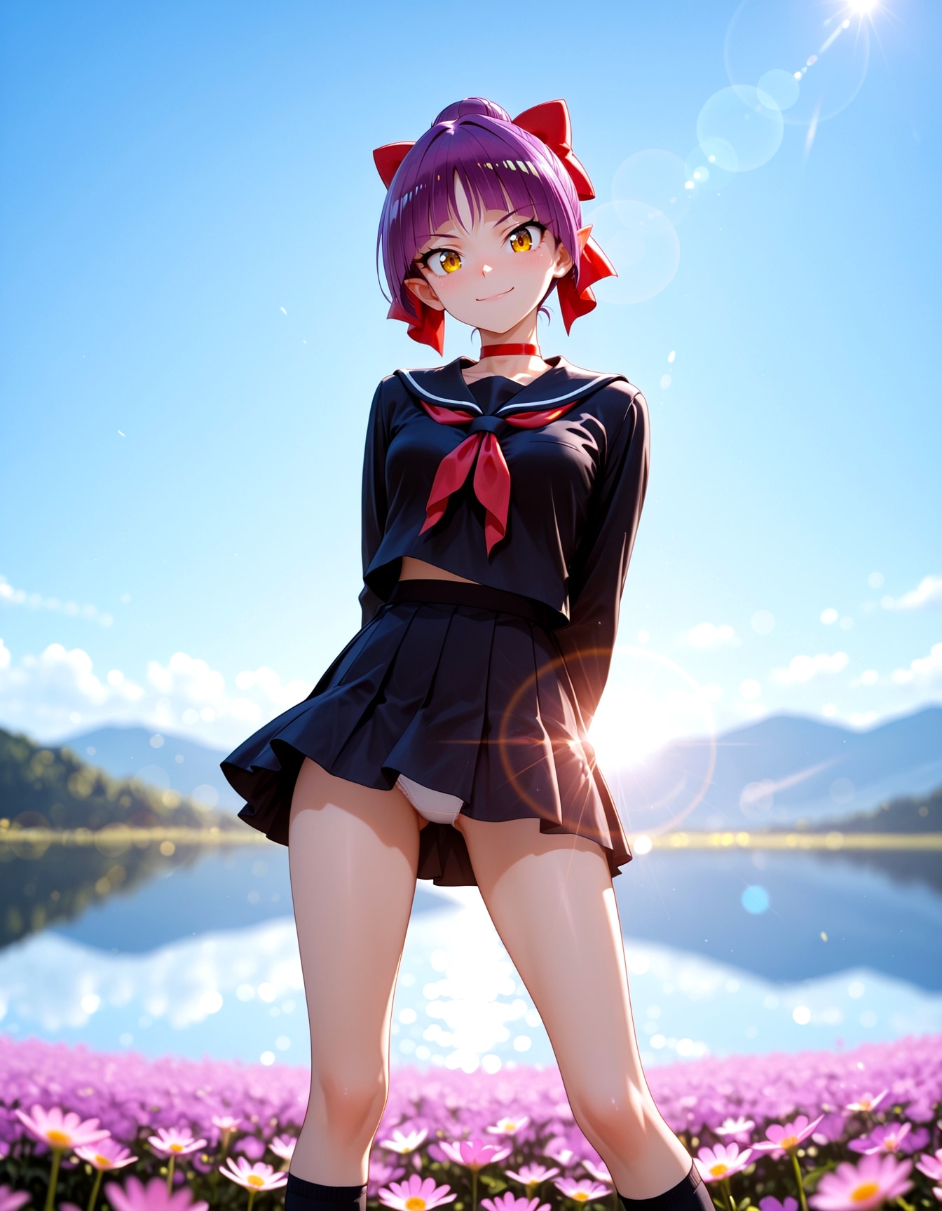 猫娘・パンチラ