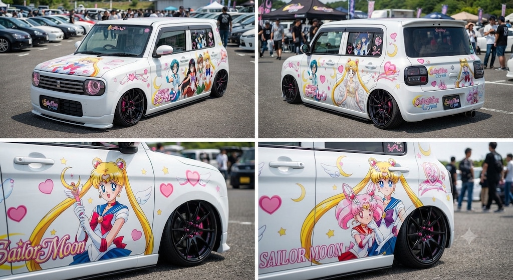 セーラームーン痛車ラパン