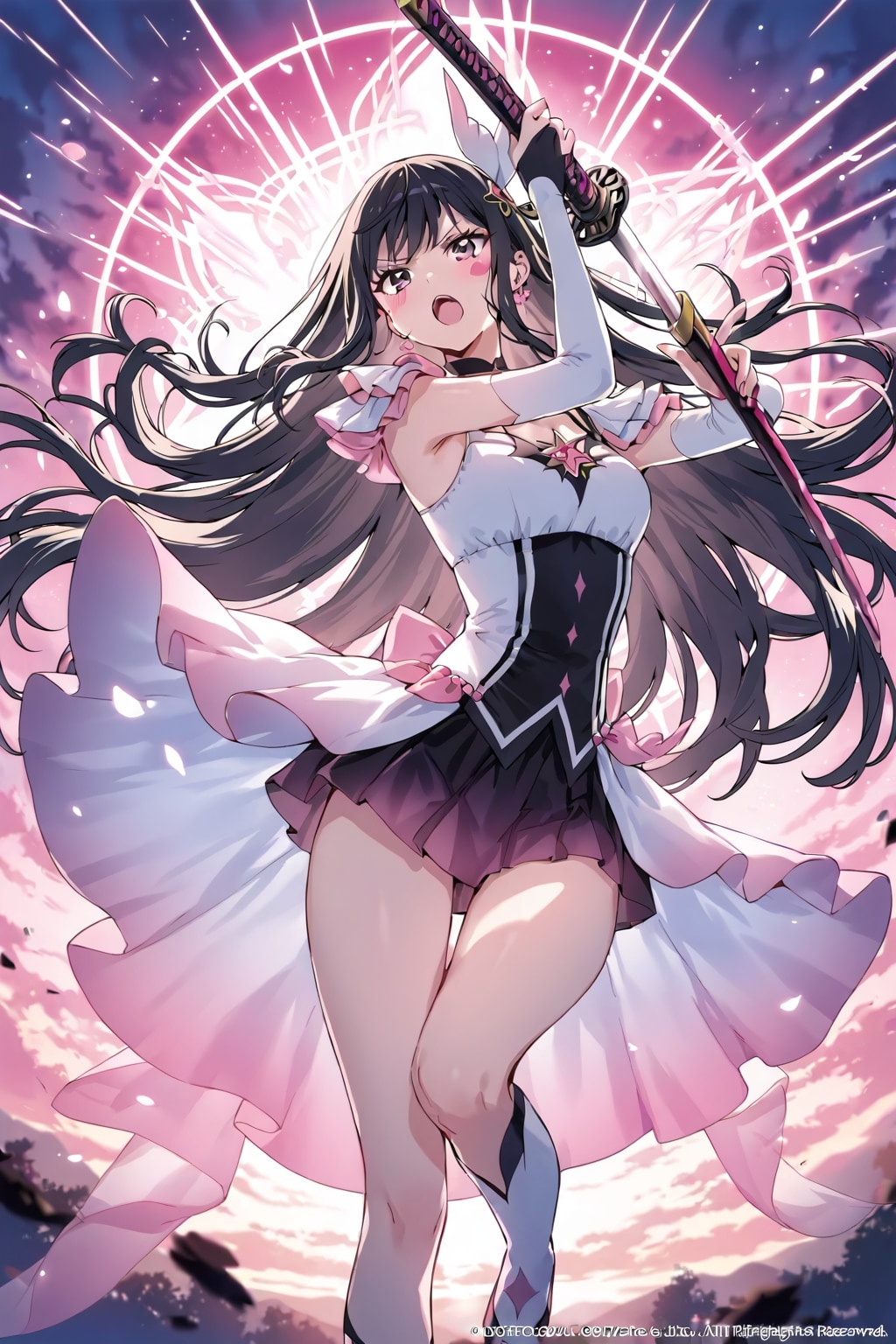 日本刀振りまわす系の魔法少女