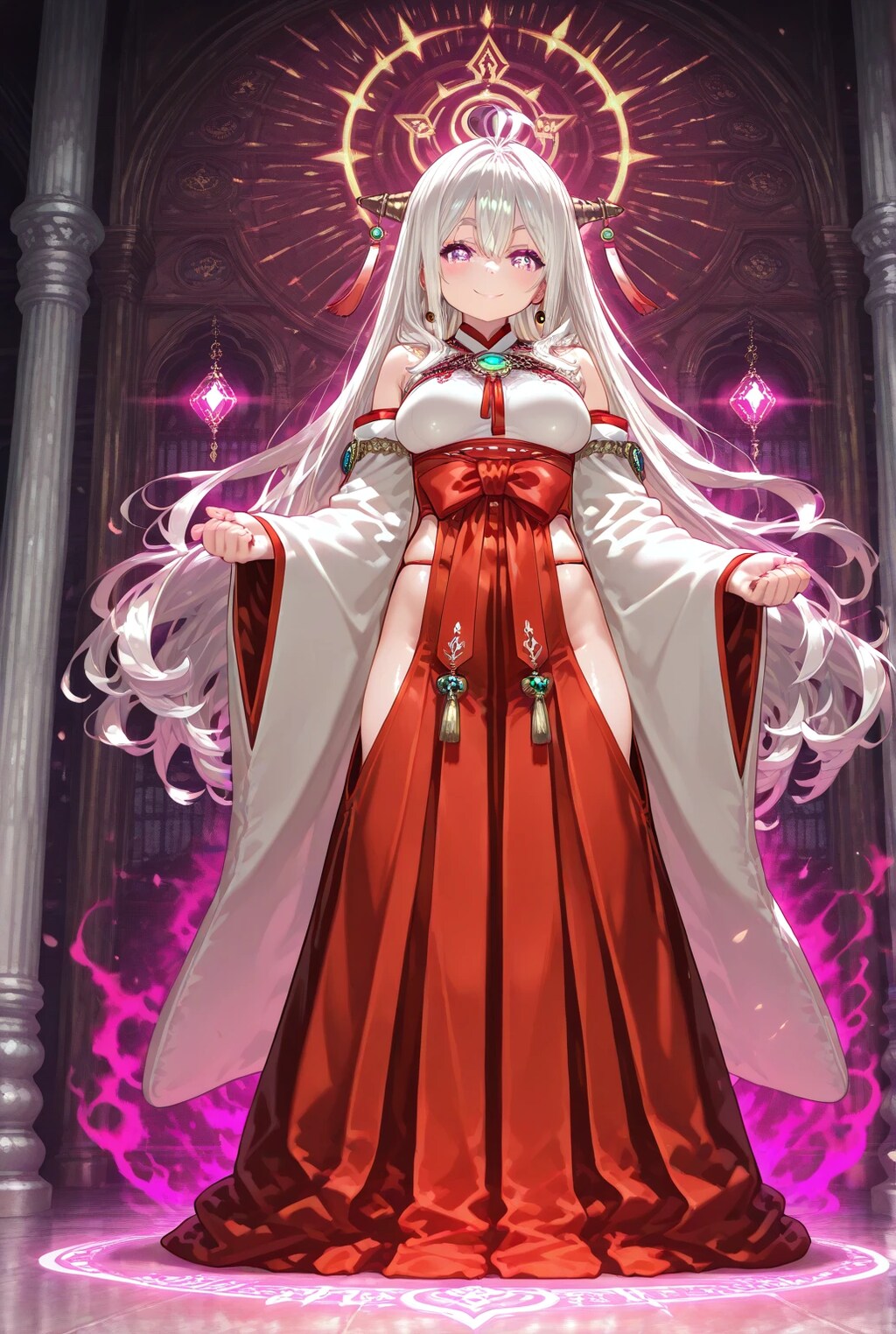 異世界の巫女風