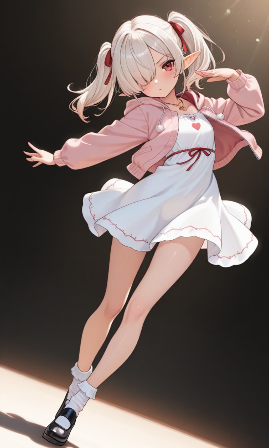 キメポーズを取るシロネさん