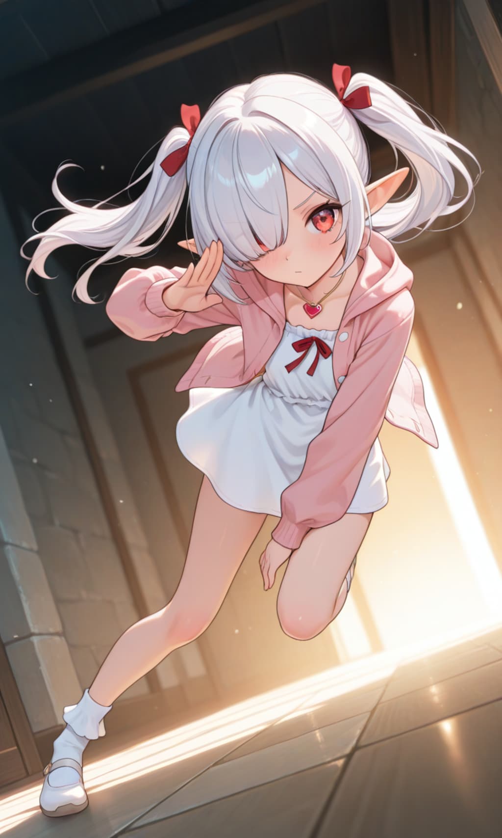 キメポーズを取るシロネさん