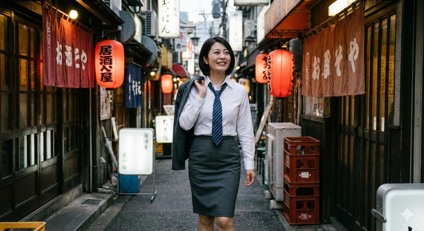 まよう〜。どの店にしようか？ | の人気AIイラスト・グラビア