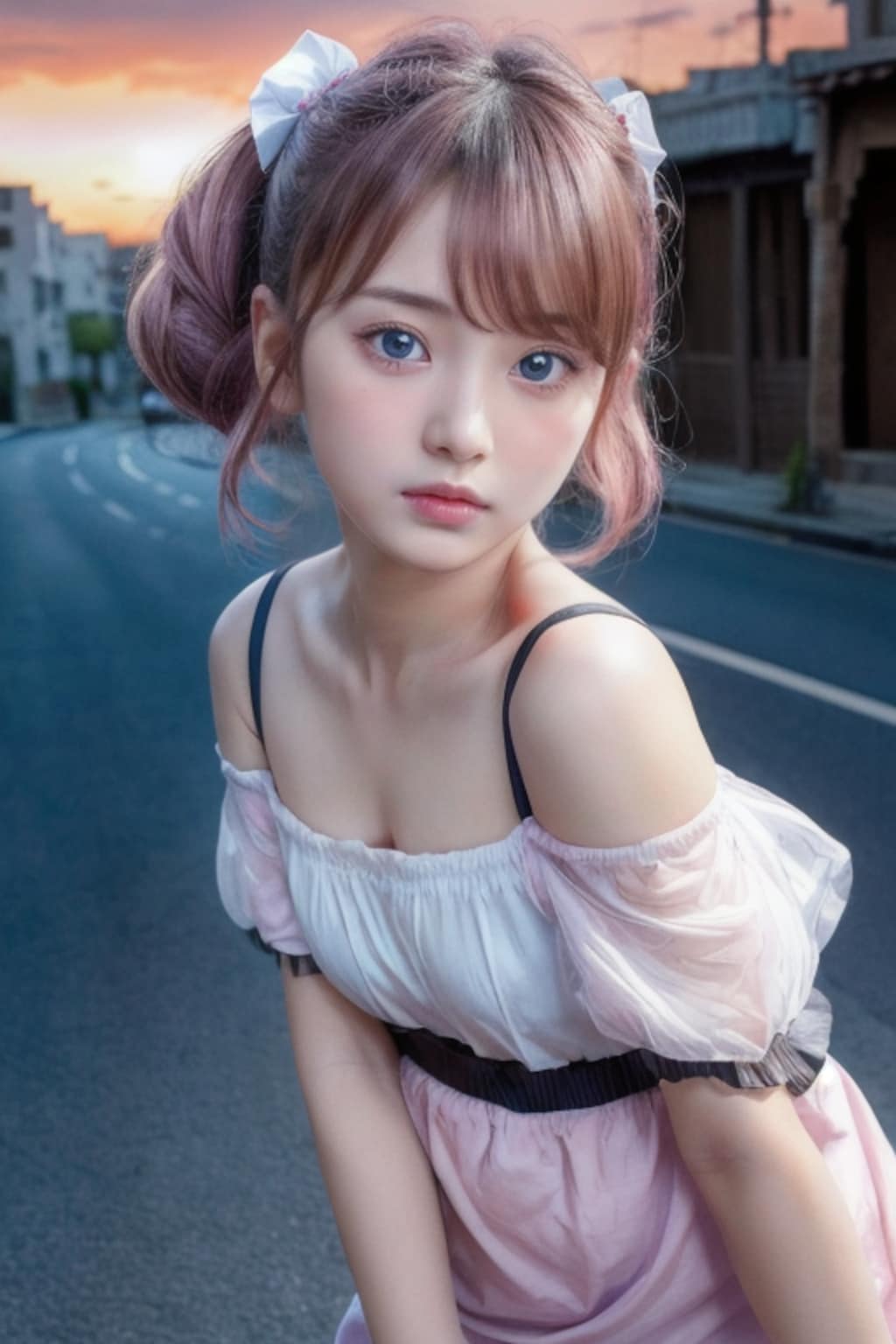 夏の夕暮れ