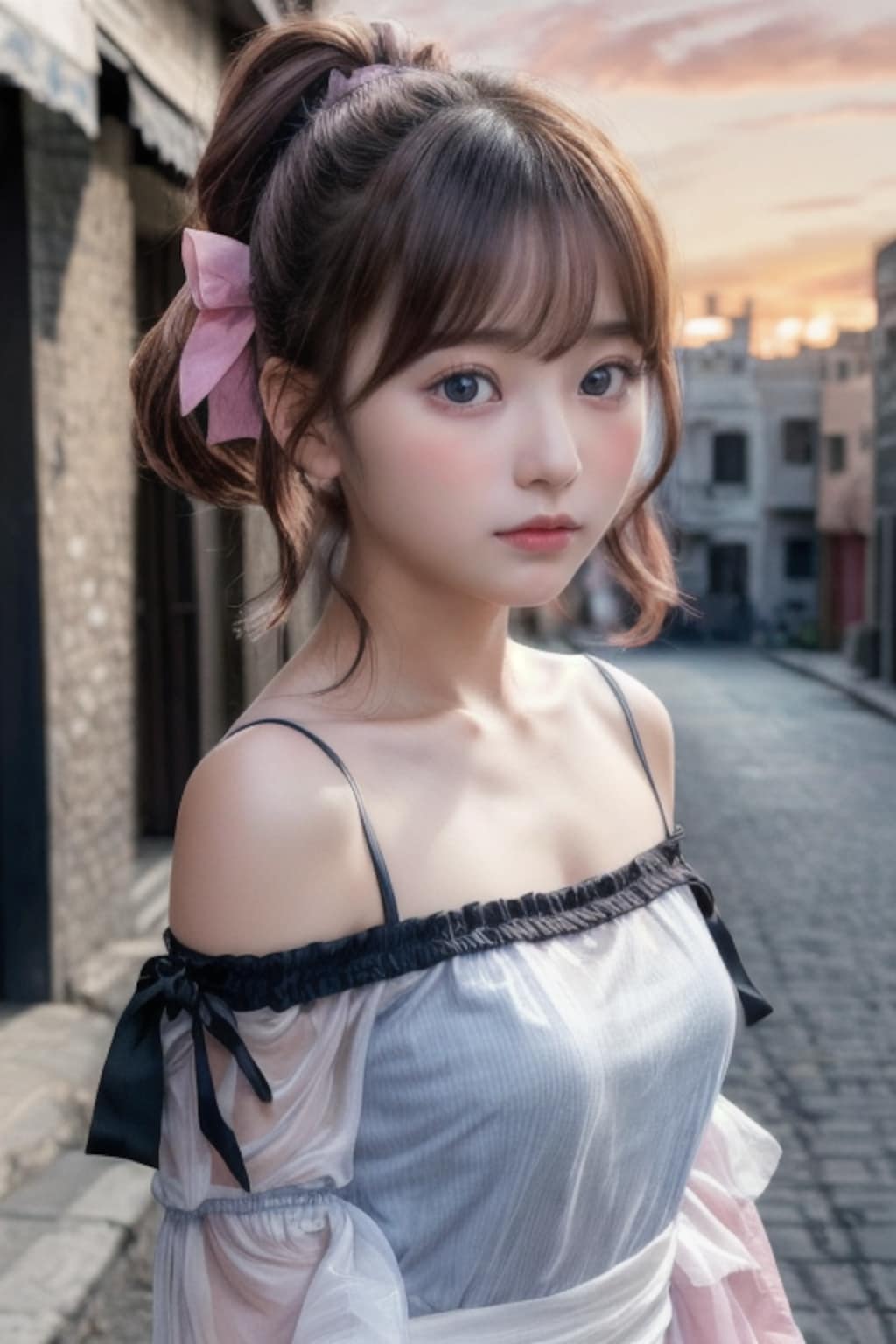夏の夕暮れ