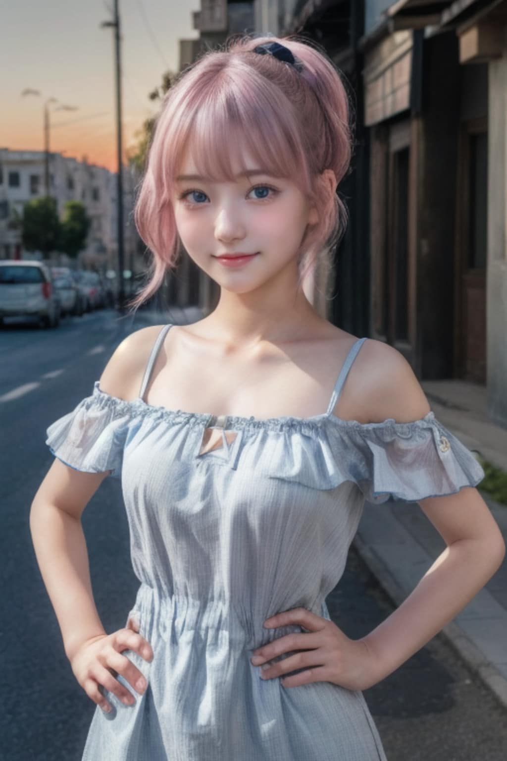 夏の夕暮れ