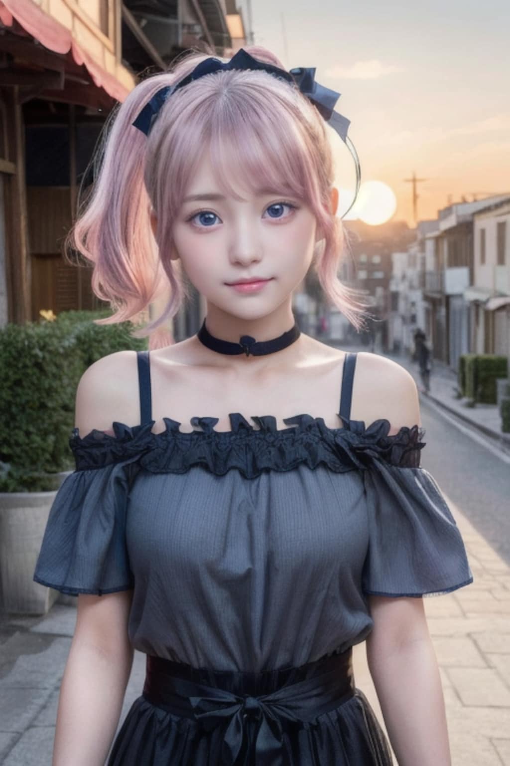 夏の夕暮れ