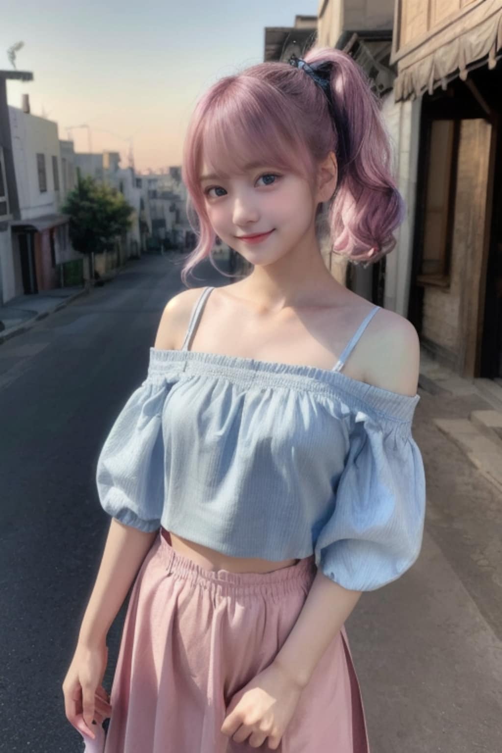 夏の夕暮れ