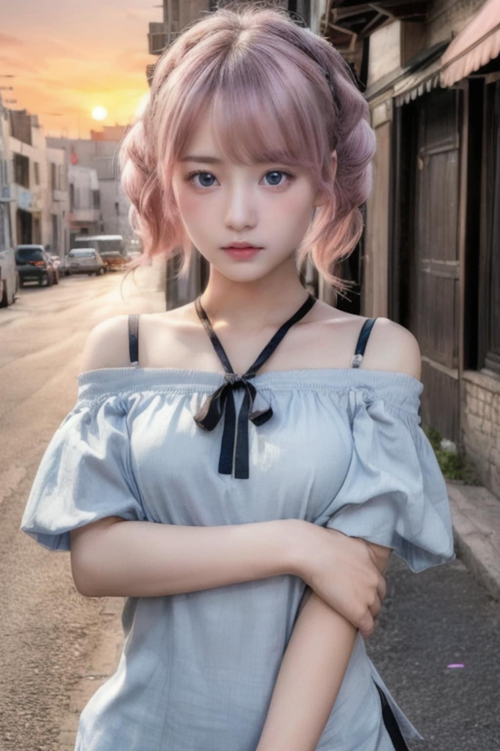 夏の夕暮れ