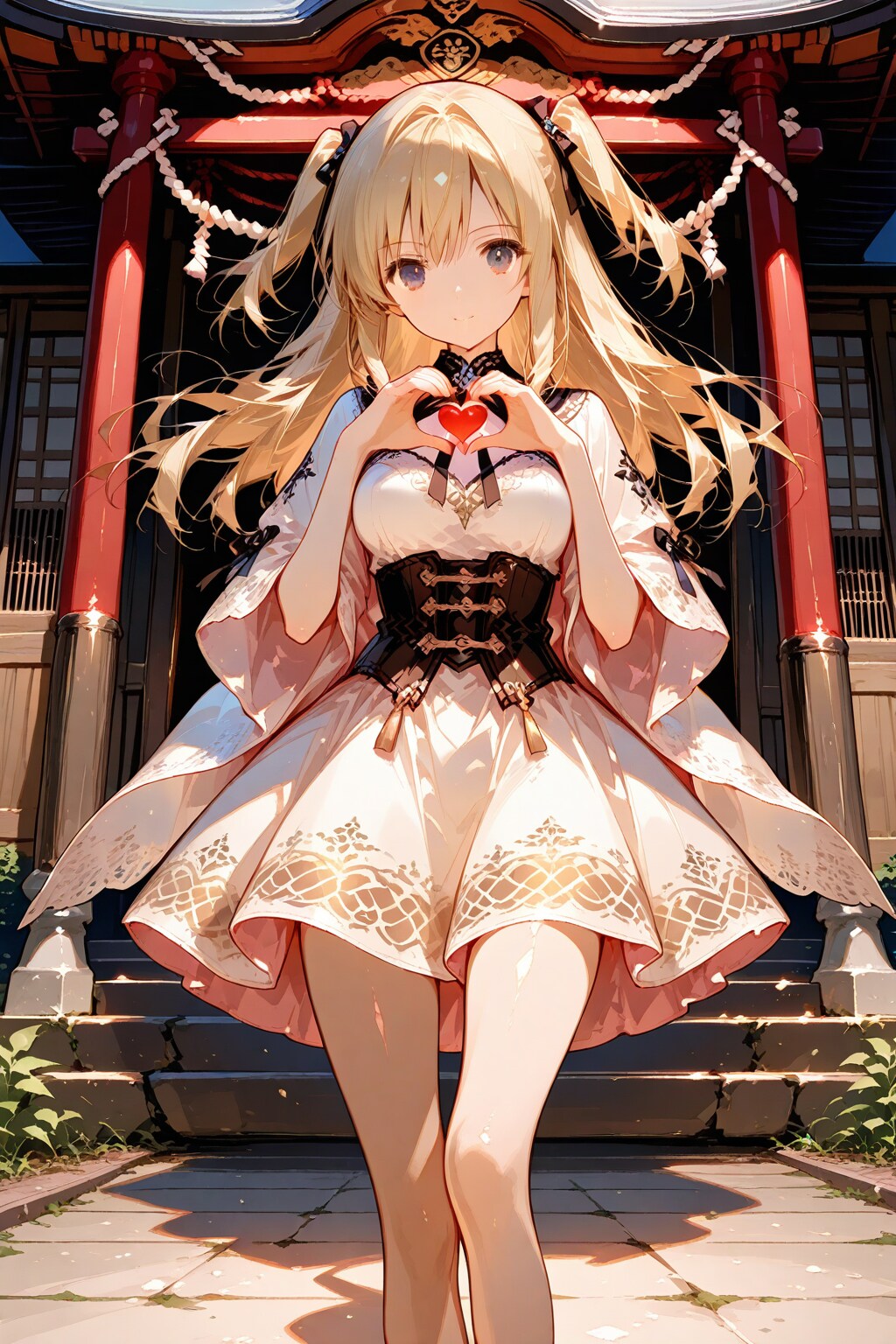 巫女風ドレス | の人気AIイラスト・グラビア