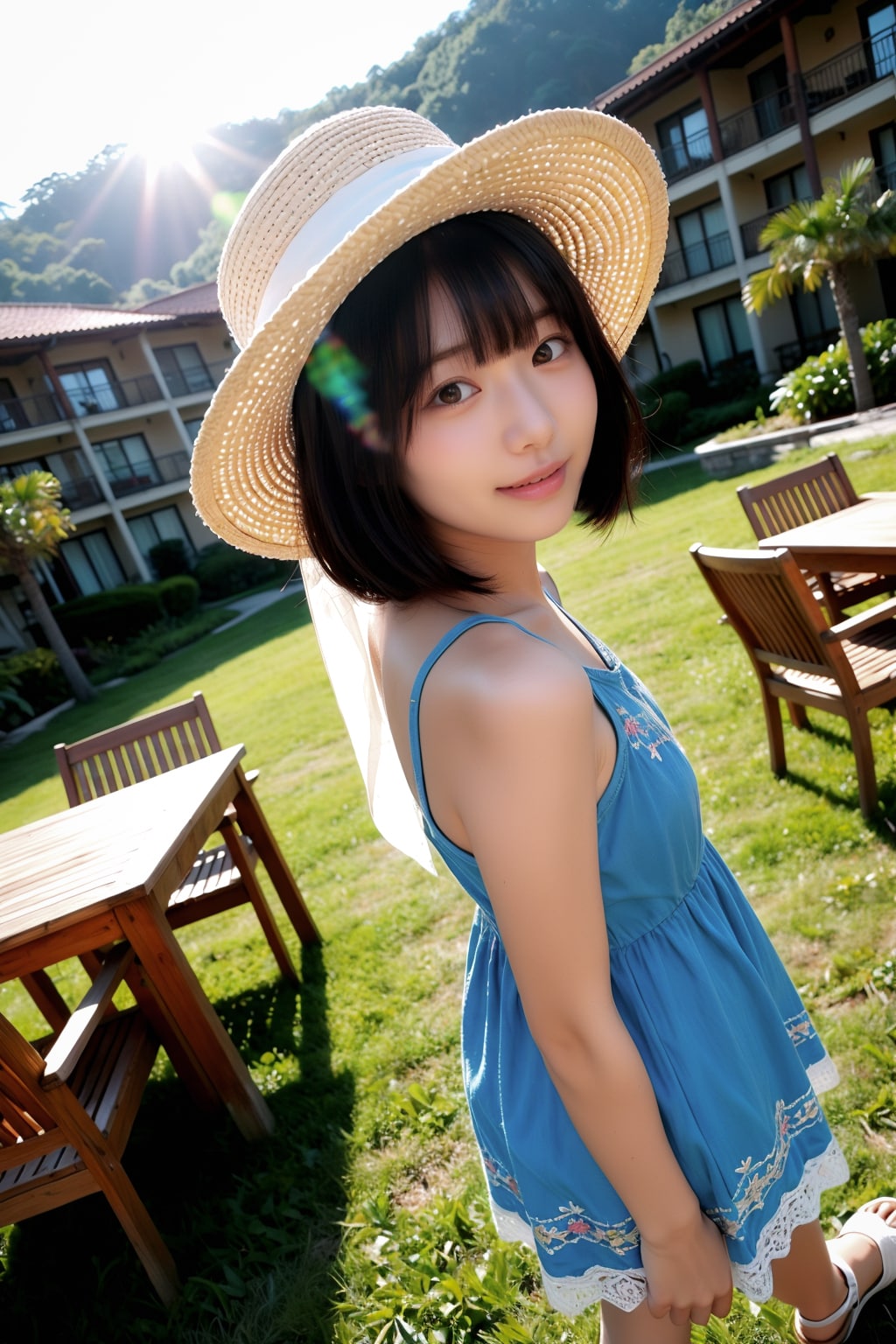 【ウチの娘シリーズ】麦わら帽子と葵ちゃん