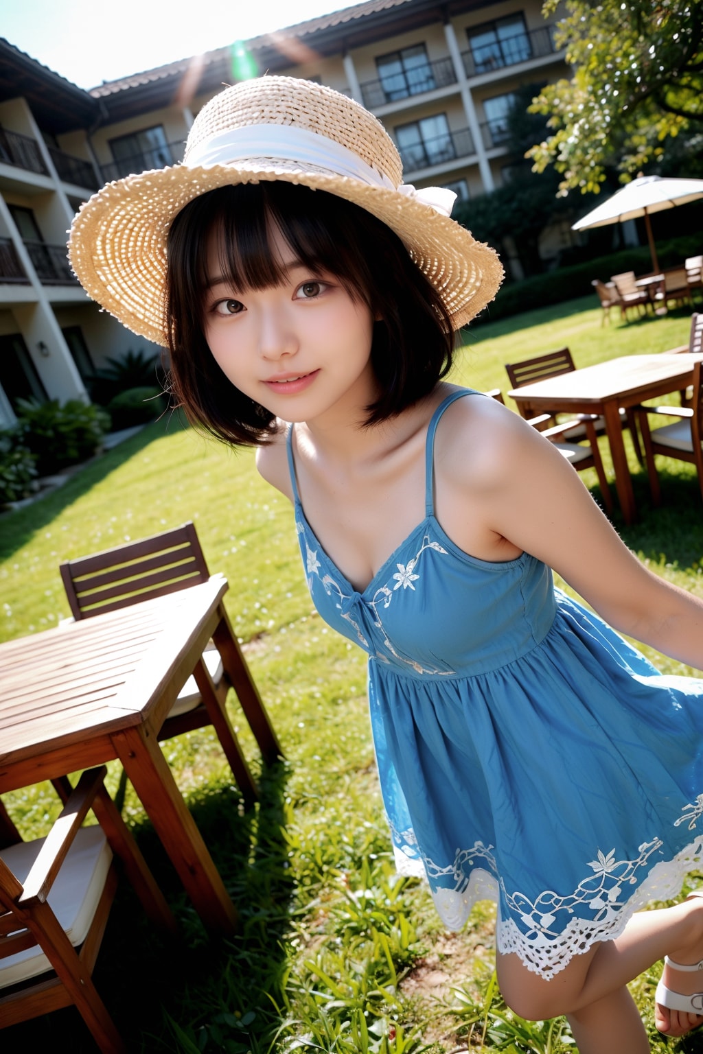 【ウチの娘シリーズ】麦わら帽子と葵ちゃん