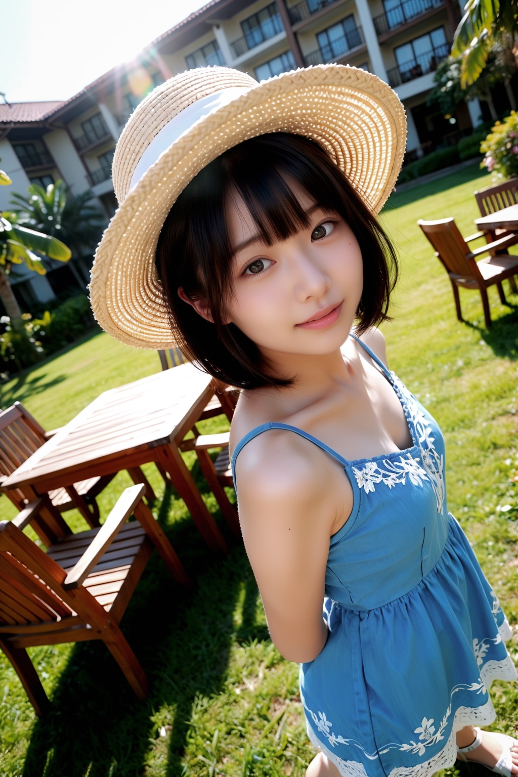 【ウチの娘シリーズ】麦わら帽子と葵ちゃん